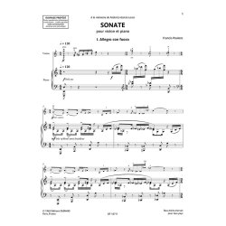 Sonate : pour violon et piano